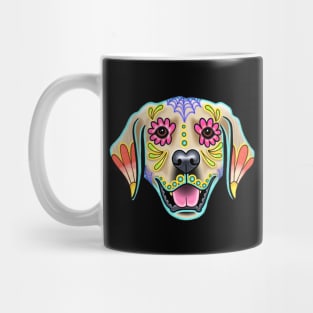 Golden Retriever - Day of the Dead Sugar Skull Dog Mug